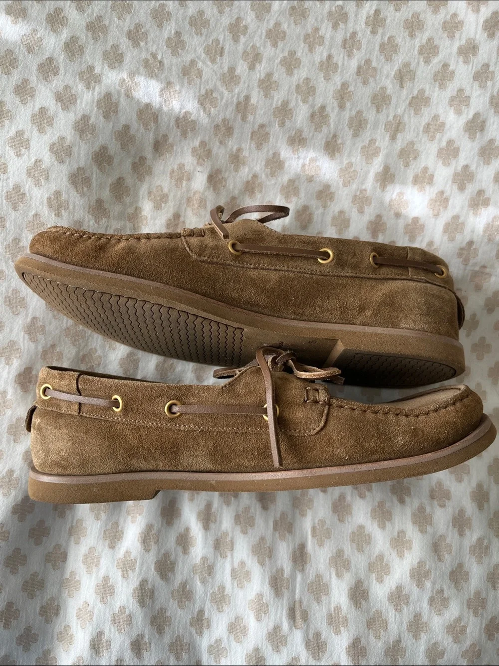 Gianvito Rossi Vandée suede boat shoes loafers - Beige 38